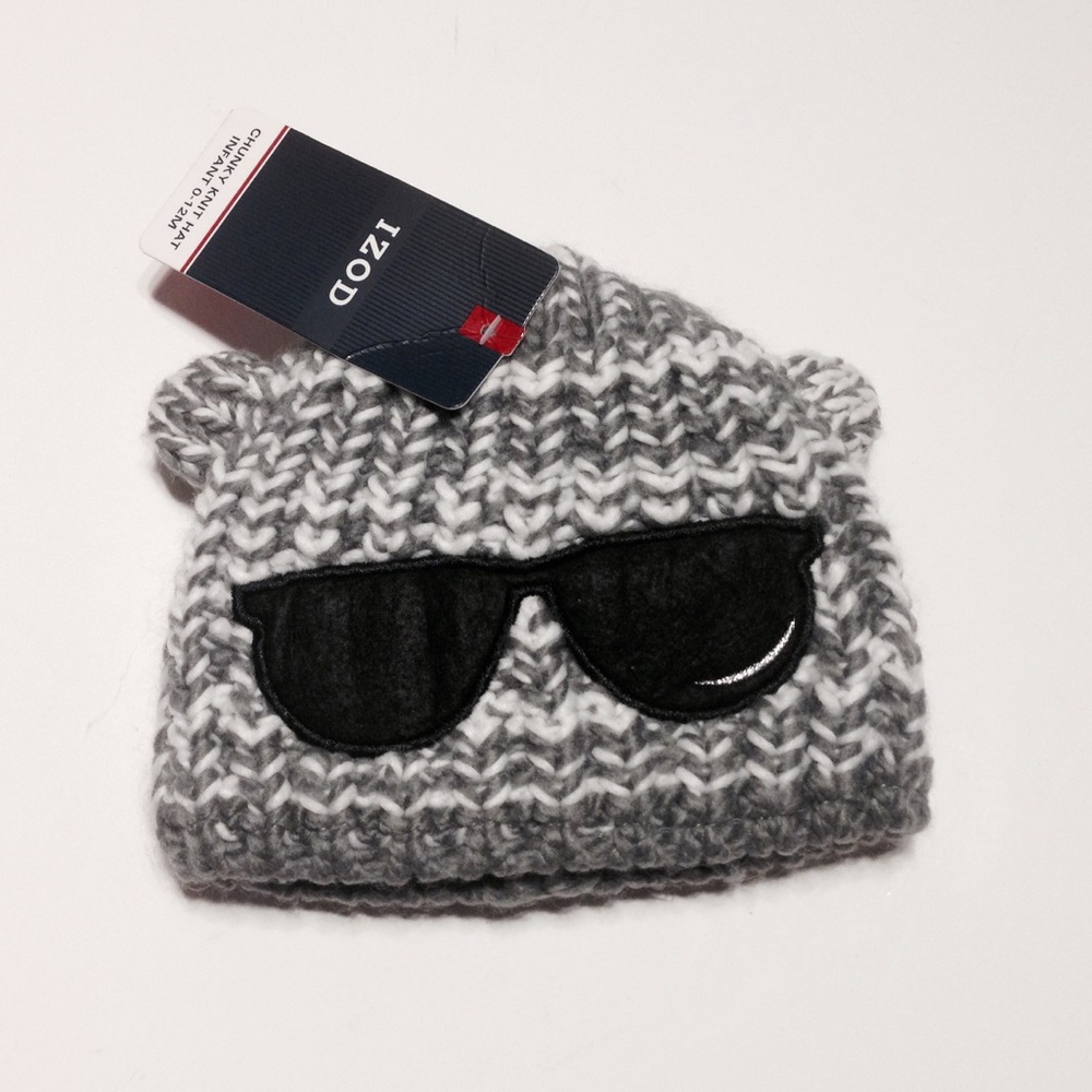 IZOD chunky knit hat infant